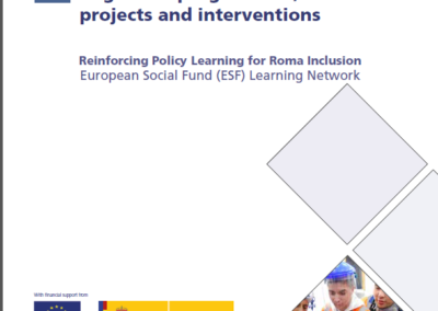Guía EURoma+: ¿Cómo incorporar de forma transversal la inclusión de la población gitana en los programas e intervenciones en el marco de los Fondos EIE?