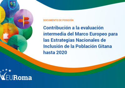 Contribución de EURoma sobre el Marco Europeo para las Estrategias Nacionales de Inclusión de la Población Gitana