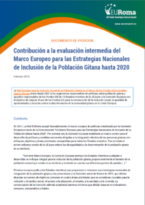 Portada Documento Posición Evaluación Intermedia Marco Europeo