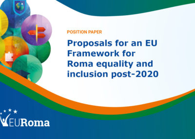 Proposals for an EU Framework for Roma equality and inclusion post-2020