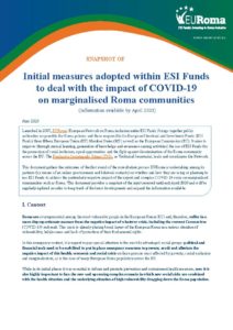 Portada EURoma Snapshot Use ESI Funds & COVID