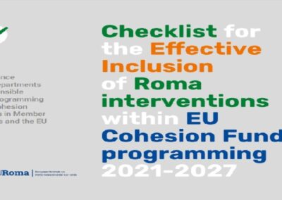 EURoma Checklist for the Effective Inclusion of Roma Interventions within European Cohesion Policy Funds programming 2021-2027