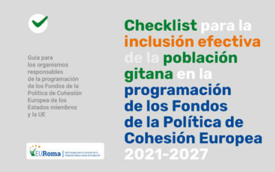 Guía de EURoma para la inclusión efectiva de la población gitana en los Fondos de la Política de Cohesión Europea