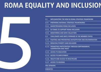 FRA Fundamental Rights Report 2022 specifically addresses Roma equality and inclusion
