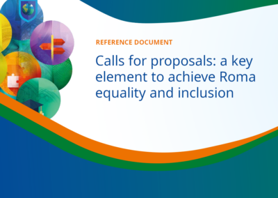 EURoma Reference Document: Calls for proposals- a key element to achieve Roma equality and inclusion