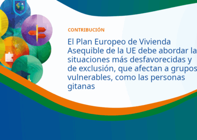 EURoma pide que el Plan de Vivienda Asequible de la UE aborde las situaciones de vivienda más excluidas