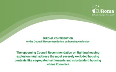 EURoma contribution to EU Consultation on Future Recommendation to Combat Housing Exclusion