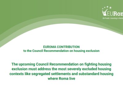 EURoma contribution to EU Consultation on Future Recommendation to Combat Housing Exclusion