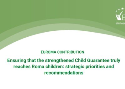 EURoma calls for a reinforced European Child Guarantee to address Roma child poverty