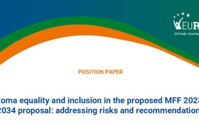EURoma highlights risks and priorities for Roma equality in the future Multiannual Financial Framework 2028–2034