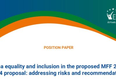 EURoma highlights risks and priorities for Roma equality in the future Multiannual Financial Framework 2028–2034